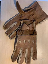 Guanti auto in pelle vintage