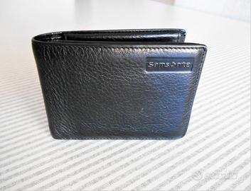 Portafoglio in pelle nera - Samsonite -