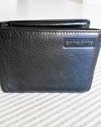 Portafoglio in pelle nera - Samsonite -