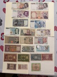 Banconote Repubblica Italiana e regno d’Italia