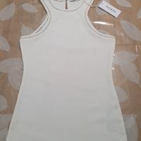 canottiera guess bianca