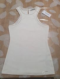 canottiera guess bianca