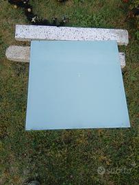 Vetro temprato cme 88x 88 X Mm5 Pellicola bianca. 