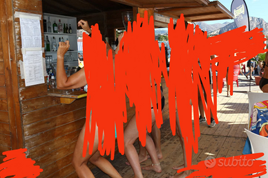 Vendita chiosco bar con oavimentazione