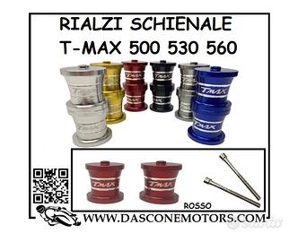 Rialzi schienale Sella Tmax 500 530 560 ROSSO