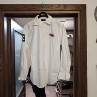 Ralph Lauren camicia bianca logo cotone XL