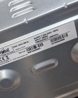 forno a microonde whirlpool 