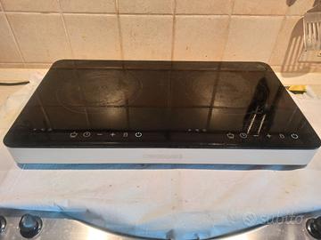 Piano cottura a induzione doppio Cecotec 3500w