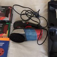 Levigatrice rotorbitale Skil +dischi vari nuovi