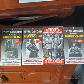 VHS storiche discorsi mussolini