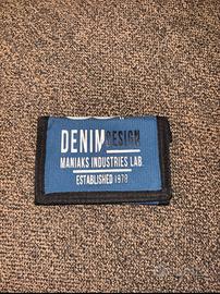 Portafoglio Denim Design Blu