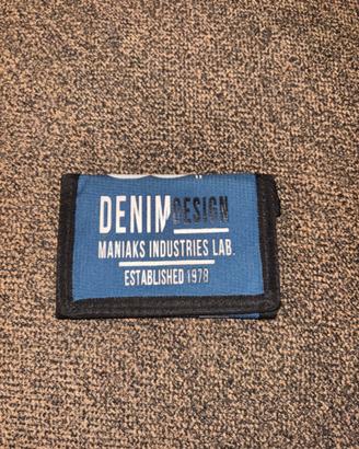 Portafoglio Denim Design Blu