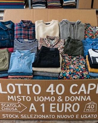 lotto stock abbigliamento donna uomo 
