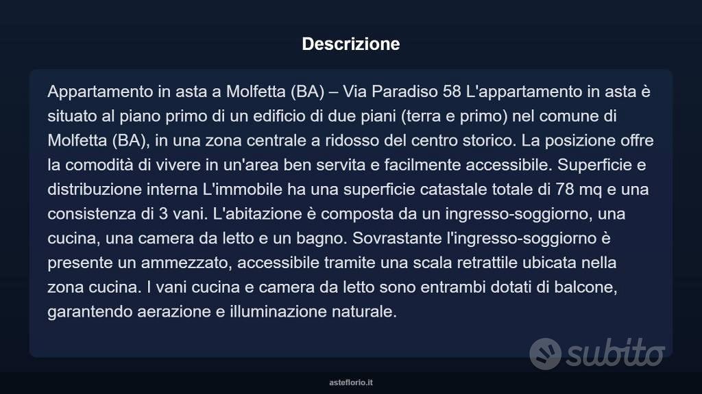 Appartamento – Molfetta, Villaggio Belgiovine - Vista 4