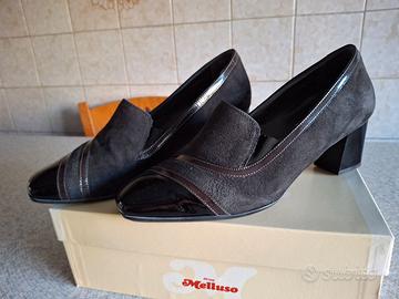 Scarpe donna Melluso in camoscio nero taglia 40