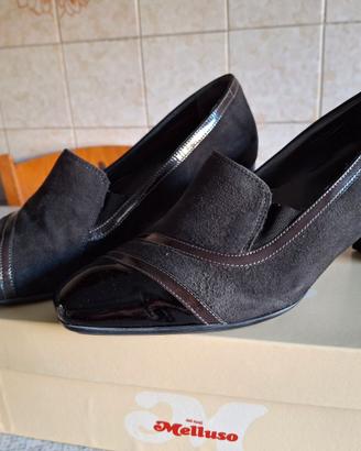 Scarpe donna Melluso in camoscio nero taglia 40