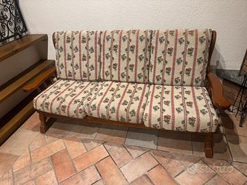 Dinano 3 posti in legno massello