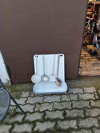 Porta vamestoli smaltato  Vintage