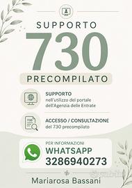 Supporto accesso e consultazione 730 precompilato