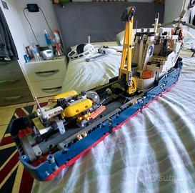 lego technic nave ocean explorer ed elicottero 
