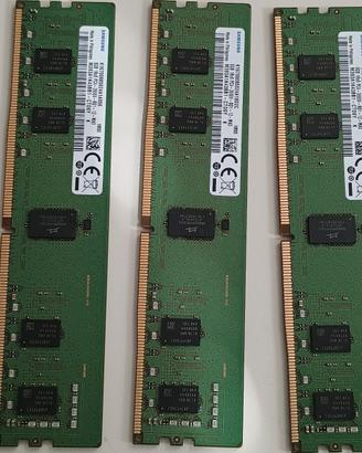 quattro Memoria PC RAM DDR4 Samsung 32 GB