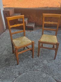 4 sedie in legno, sconto lotto, trattabile