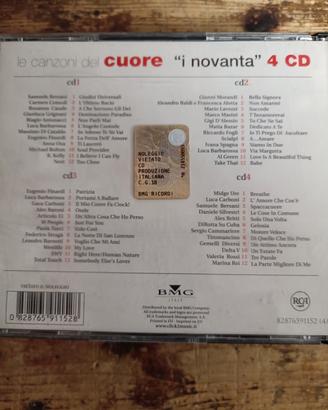 Compilation 4 CD anni 90 