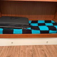 Letto singolo con letto estraibile