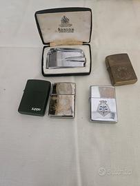 piccolo  lotto di accendini  4 zippo e un roso 