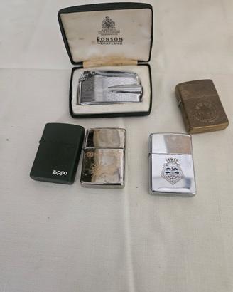 piccolo  lotto di accendini  4 zippo e un roso 