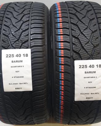 2 GOMME 225 40 18 BARUM BR677
