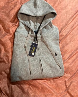 Felpa zip grigia Polo Ralph Lauren - taglia L