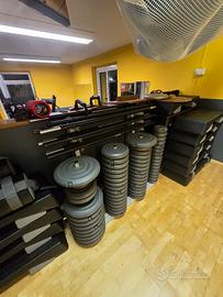 Bilanciere dischi pump e fitness (leggere descrizi