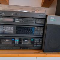 Impianto stereo con giradischi marca seleco vintag