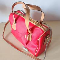 Gattinoni borsa bauletto rosso corallo