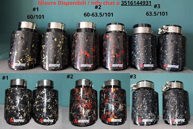 Terminali di scarico akrapovic