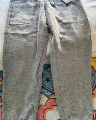 Pantaloni tuta grigi mis. 116 cm 