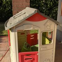 casetta smoby con campanello + omaggio 2 dondoli