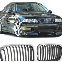 GRIGLIE BMW E46 SEDAN TOURING 98-01 LOOK M NERO CR
