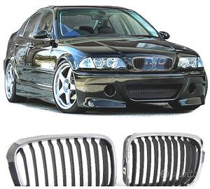 GRIGLIE BMW E46 SEDAN TOURING 98-01 LOOK M NERO CR