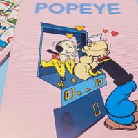 Serie quaderni popeye braccio di ferro vintage