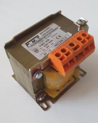 Trasformatore F.M.T. 100VA 230-400V / 24V 4A