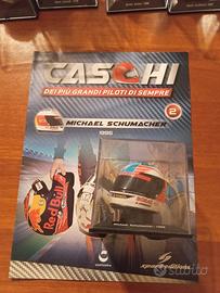 modellino casco Michael Schumacher + manuale Spark