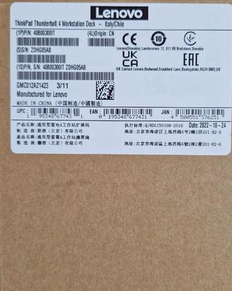 Lenovo ThinkPad Thunderbolt 4 Workstation Dock
