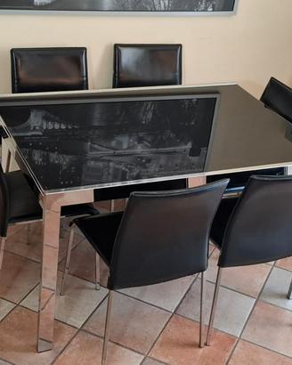 tavolo e 6 sedie Calligaris