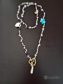 collana a uncinetto 