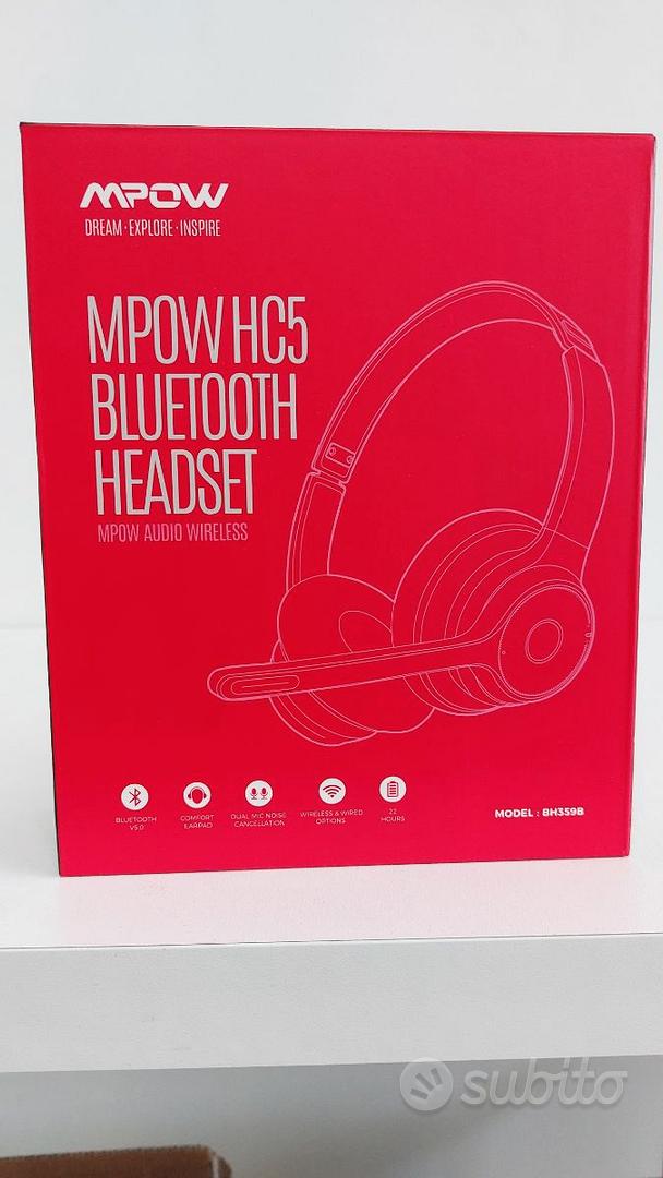 Mpow HC5 auricolare Bluetooth con microfono cuffie Wireless