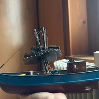 Modellino barca a vela artigianale
