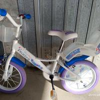 Bici per bambina 14 pollici frozen perfetta