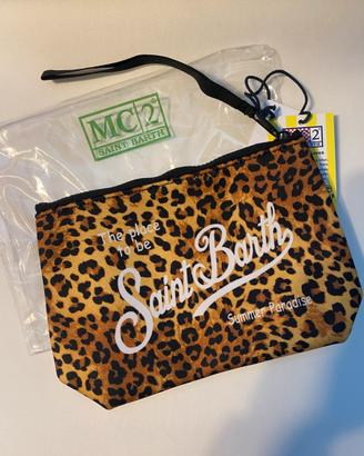 Pochette MC2 Saint Barth animalier leopardata